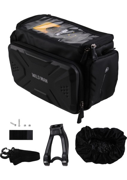 Wıld Man Gs6 Bisiklet Çantası Eva Sert Kabuk Su Geçirmez Dokunmatik Ekran Yüksek Kapasiteli Ön Boru Çerçevesi Dağ Bisikleti Aksesuarları (Yurt Dışından) modelleri