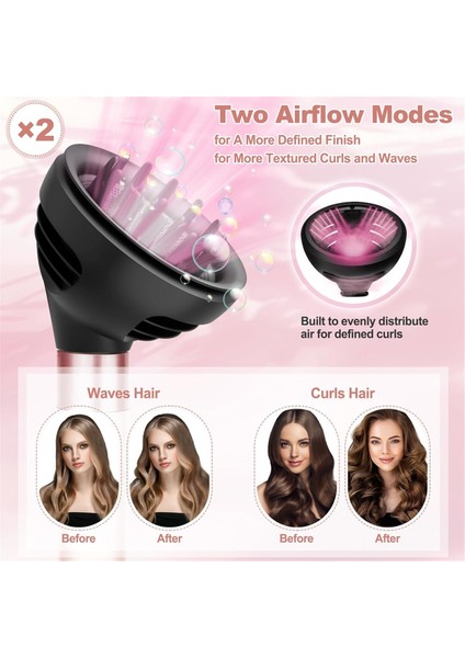 Dalga Kıvrım Difüzörü Siyah ve Büyük Yuvarlak Fırça Ataşmanı Dyson Airwrap Için Kıvrım Tanımını Geliştirmek Için Kontrol Dalgalı (Yurt Dışından) fiyatları