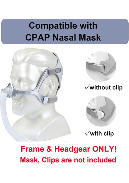 Wisp Burun Maskesi Için Başlık ve Kumaş Çerçeve, Wp Için Yedek Çerçeve ve Cpap Başlığı, Standart Boyut (Yurt Dışından) fırsatları