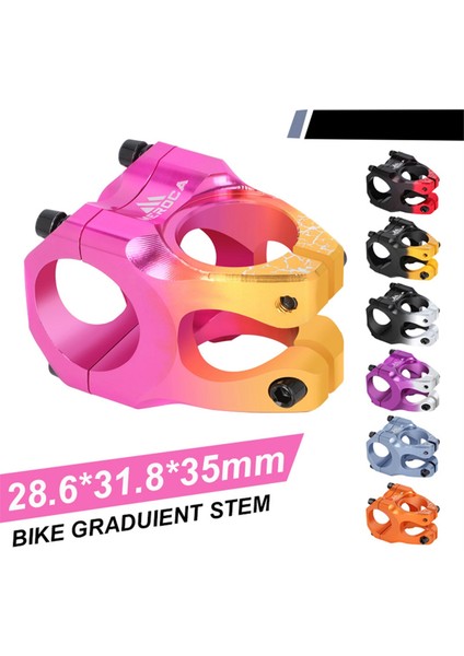 Meroca Bisiklet Gidon Gövdesi 35MM Yol/dağ Güç Kısa Bisiklet Köprüsü 28.6X31.8MM Bisiklet Ayarlanabilir Gövde Yükseltici Masa G (Yurt Dışından) modelleri