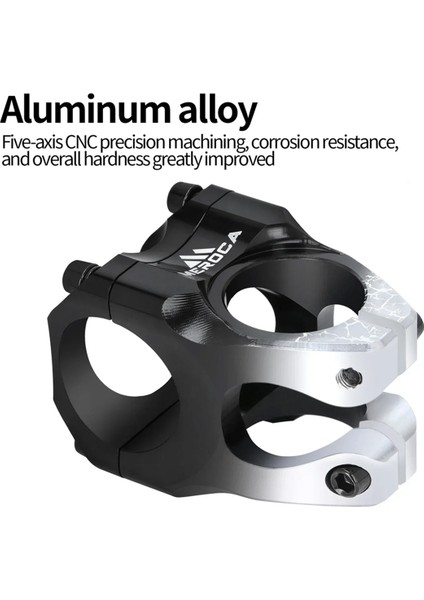 Meroca Bisiklet Gidon Gövdesi 35MM Yol/dağ Güç Kısa Bisiklet Köprüsü 28.6X31.8MM Bisiklet Ayarlanabilir Gövde Yükseltici Masa G (Yurt Dışından) fırsatları