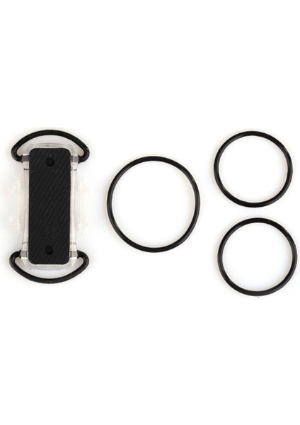 Çok Işlevli Plaka Bağlı Cep Telefonu Tutucu Demir Üçlü Binme Braketi Alet Dış Mekan Braketi Siyah (Yurt Dışından)