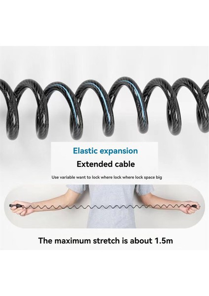 2 Adet Bisiklet Kilidi Çelik Kablo Zincir Şifre 4 Haneli Kilit Hırsızlık Önleyici Kombinasyon Sayı Kodu Güvenlik Bisiklet Aksesuarları (Yurt Dışından) indirimleri