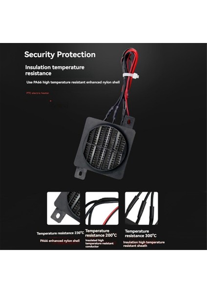 Yalıtımlı 12V 50W Ptc Fan Isıtıcı Sabit Sıcaklık Elektrikli Isıtıcı Alan Isıtma Inkübatörü (Yurt Dışından) indirimleri