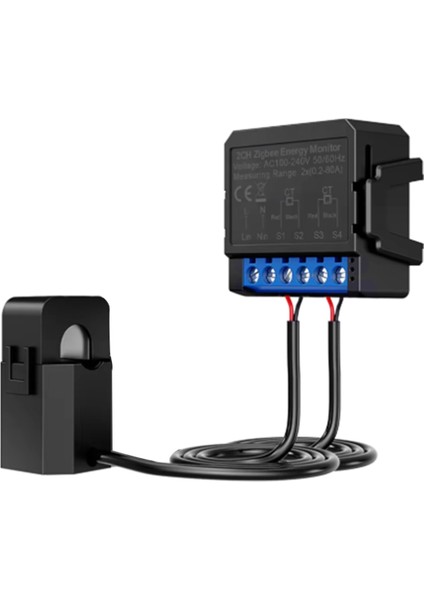 Zigbee Akıllı Enerji Ölçer Kwh Güç Üretimi Tüketimi Çift Yönlü Izleme Ölçer App Uzaktan Kumanda 2 Çete (Yurt Dışından)