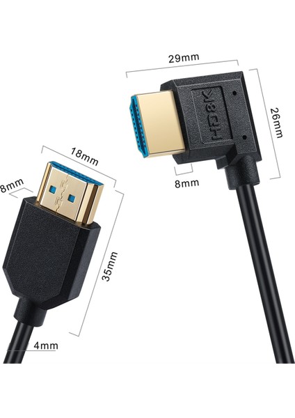 HDMI Uyumlu Tip Yaylı Geri Çekilebilir Hd Kablo HDMI Uyumlu 2.1 8K60Hz Dizüstü Bilgisayar Tv Monitör Projektör Bağlantı Kablosu B (Yurt Dışından) fırsatları