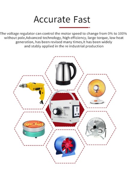4000W Voltaj Kontrol Cihazı Ayarlanabilir Scr Dimmer Uk Fişi Kademesiz Değişken Hızlı Voltaj Regülatörü (Yurt Dışından) modelleri