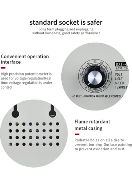 4000W Voltaj Kontrol Cihazı Ayarlanabilir Scr Dimmer Uk Fişi Kademesiz Değişken Hızlı Voltaj Regülatörü (Yurt Dışından) indirimleri