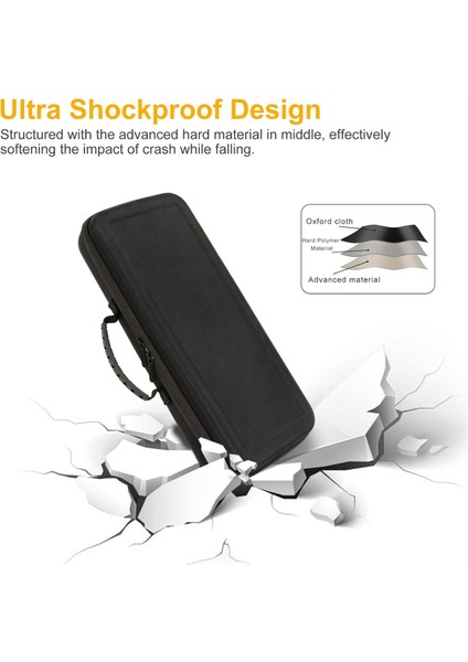 Dyson Airstrait HT01 Saç Düzleştirici Aksesuarları Araçları Için Seyahat Taşıma Çantası Sert Kılıf Su Geçirmez Saklama Çantası (Yurt Dışından) modelleri