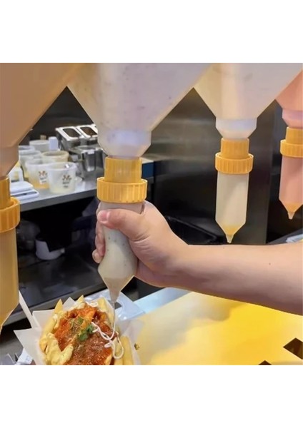3.5l Sos Şişesi Sos Sıkma Şişesi Asılı Sos Dağıtıcısı Sıkma Şişesi Asılı Sos Dağıtıcısı Büyük Çap (Yurt Dışından) indirimleri