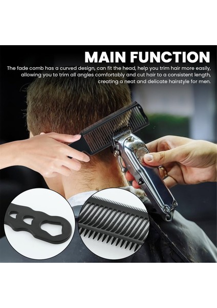 Tarak ve Berber Fırçası Seti ile Saç Kesimi Rehberi Boyun Tıraş Şablonu Saç Kesme Makinesi Tarak ve Berber Boyun Toz Fırçası (Yurt Dışından) indirimleri