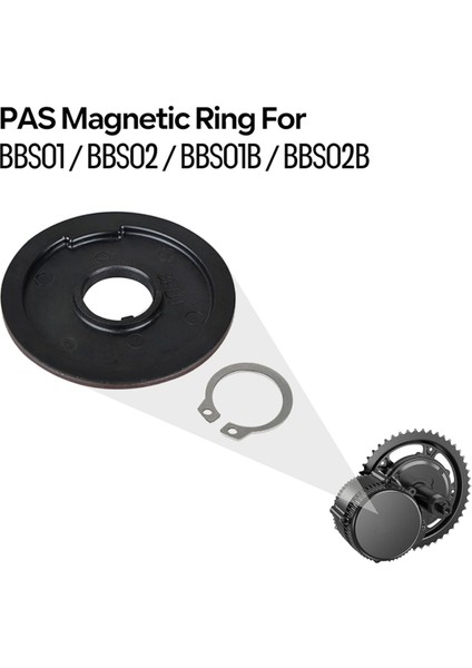Pas Orta Motor Için Manyetik Halka BBS01 BBS02 BBS01B BBS02B Motor Destek Mıknatıs Halkası Yedek Parçaları (Yurt Dışından) fiyatları