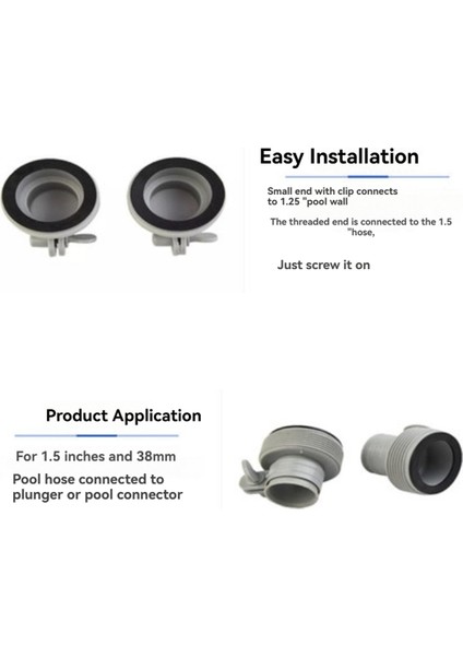 Intex Hortum Dönüşüm Adaptörü B Yedek Parça Model Numarası 25009 Için 1,5 Inç Hortum Dönüşüm Adaptörü Kiti (Yurt Dışından) fırsatları