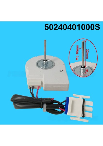 Zwf-02-4 50240401000S Midea Ronshen Hisense Meiling Yedek Parçaları Için Buzdolabı Fan Motoru DC12V 4W 2350RPM (Yurt Dışından) indirimleri