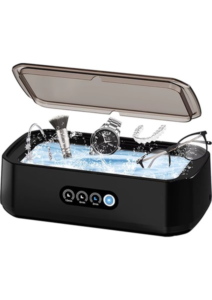 Ultrasonik Temizleme Makinesi Gözlük 650ML Gözlük Mücevher Protez Emzik Için Yüksek Frekanslı Titreşim Temizleme (Abd),a (Yurt Dışından)