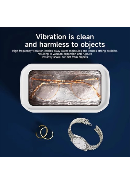 Ultrasonik Temizleme Makinesi Gözlük 650ML Gözlük Mücevher Protez Emzik Için Yüksek Frekanslı Titreşim Temizleme (Abd),a (Yurt Dışından) fiyatları