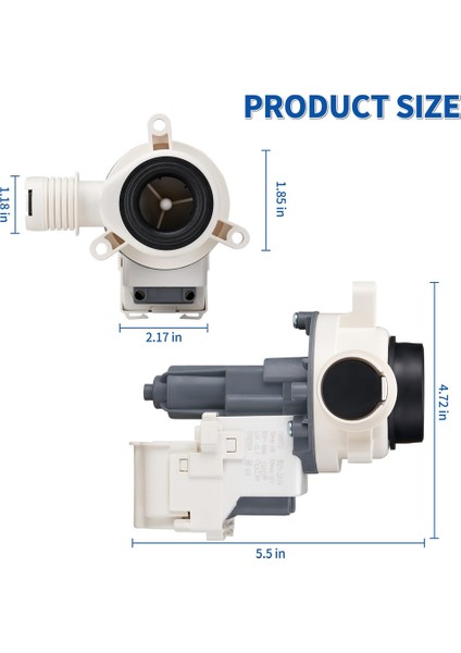 W11399437 W11259498 Çamaşır Makinesi Tahliye Pompası Oem Parçaları 120V 60Hz 1.2A Whirlpool Maytag Kenmore Için (Yurt Dışından) fiyatları