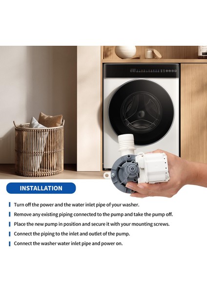 W11399437 W11259498 Çamaşır Makinesi Tahliye Pompası Oem Parçaları 120V 60Hz 1.2A Whirlpool Maytag Kenmore Için (Yurt Dışından) fırsatları