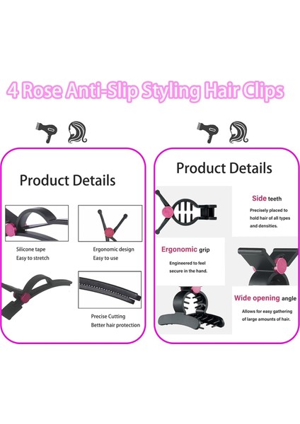 Dyson Saç Kurutma Makinesi ve Airwrap Styler Saç Kurutma Makinesi Aksesuarları Için Saç Tokaları Gül (Yurt Dışından) fırsatları