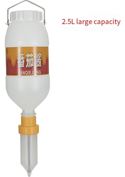 2.5l Sos Şişesi Sıkma Şişesi Asılı Sos Dağıtıcısı Büyük Çaplı Sos Sıkma Şişesi Asılı Sos Dağıtıcısı (Yurt Dışından) fiyatları