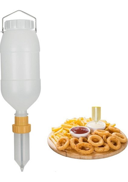 2.5l Sos Şişesi Sıkma Şişesi Asılı Sos Dağıtıcısı Büyük Çaplı Sos Sıkma Şişesi Asılı Sos Dağıtıcısı (Yurt Dışından) modelleri