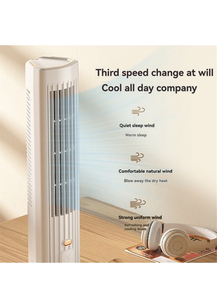 Kule Fan USB Şarjlı Taşınabilir Klima Elektrikli Ayaklı Fan Kablosuz Masa Fanı A (Yurt Dışından) modelleri