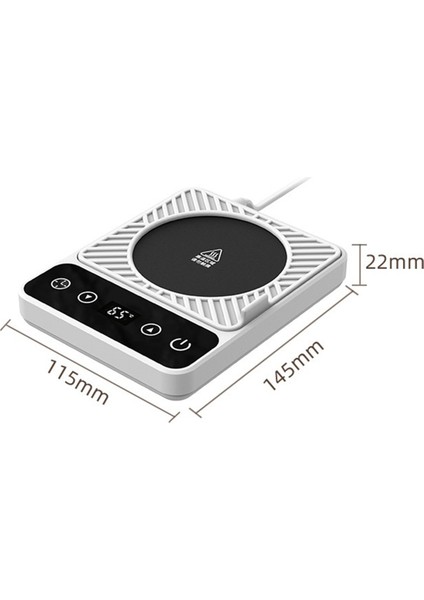 Kahve Fincanı Isıtıcısı, Akıllı Elektrikli Kahve Fincanı Isıtıcısı, 9 Seviyeli Sıcaklık Ayarı Abd Fişi (Yurt Dışından) fiyatları