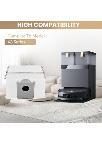 Ecovacs Deebot T50 Serisi Için Toz Torbaları, T50 PRO/T50 Max/x8 Pro Omni Vakum Yedek Torbaları (Yurt Dışından) indirimleri