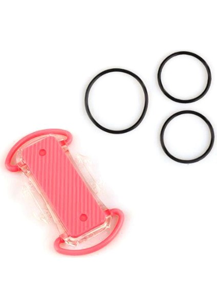 Çok Işlevli Plaka Bağlı Cep Telefonu Tutucu Demir Üçlü Binme Braketi Alet Dış Mekan Braketi Pembe (Yurt Dışından)