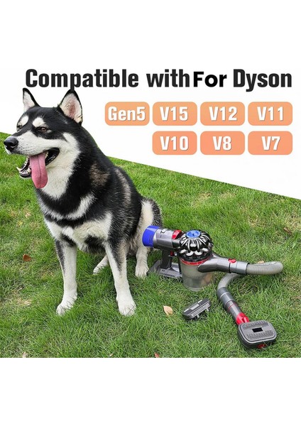 Dyson Gen5, V15, V12, V11, V10, V8, V7 Için Bakım ve Tüy Dökme Amaçlı 2'si 1 Arada Köpek Tüyü Vakum Fırçası Gevşek Tüyleri Temizler (Yurt Dışından) fırsatları