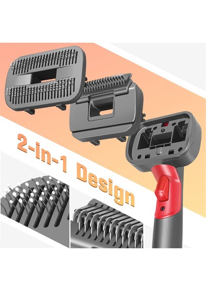 Dyson Gen5, V15, V12, V11, V10, V8, V7 Için Bakım ve Tüy Dökme Amaçlı 2'si 1 Arada Köpek Tüyü Vakum Fırçası Gevşek Tüyleri Temizler (Yurt Dışından) indirimleri