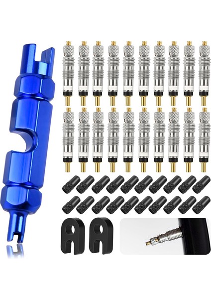 Valf Çekirdeği Çıkarma Alet Takımı, Tubeless Bisiklet Lastikleri Için Valf Gövdesi Çekirdeği Uygulaması (Yurt Dışından)