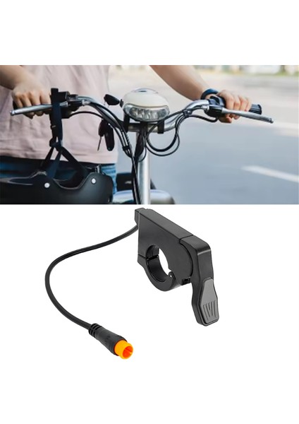 E Bisiklet Dağ Bisikleti Gaz Kelebeği Hızlı Bırakma Düğmesi Elektrikli Hızlandırıcı Başparmak Gaz Kelebeği M8 Port Gaz Kelebeği Bırakma Kolu (Yurt Dışından) fiyatları