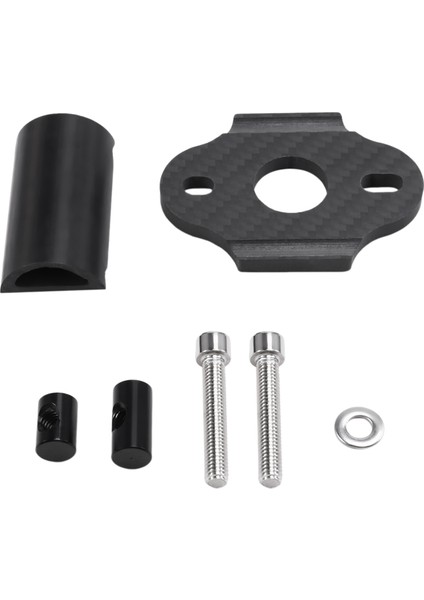 F12 Sele Borusu Kelepçeleri Için Vidalı Karbon Fiber Bisiklet Sele Borusu Üst Kapağı Karbon Üst Kapak Gövde Kapağı Siyah ve Gümüş (Yurt Dışından)