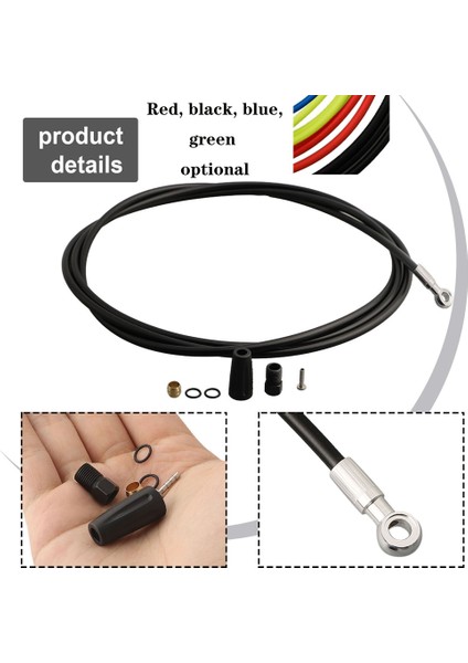 Bisiklet Fren Hortumu Fren Hortumu Takımı 2 Metre Bisiklet Aksesuarları Bisiklet Parçaları Hidrolik Disk Fren Hortumu Mavi (Yurt Dışından) fiyatları