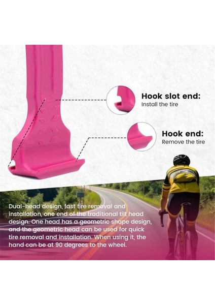 2'si 1 Arada Bisiklet Lastiği Kaldıracı Bisiklet Lastiği Lastik Değiştirme Aleti Bisiklet Kaldıracı Bakım Aleti Bisikletler Için Siyah (Yurt Dışından) fiyatları