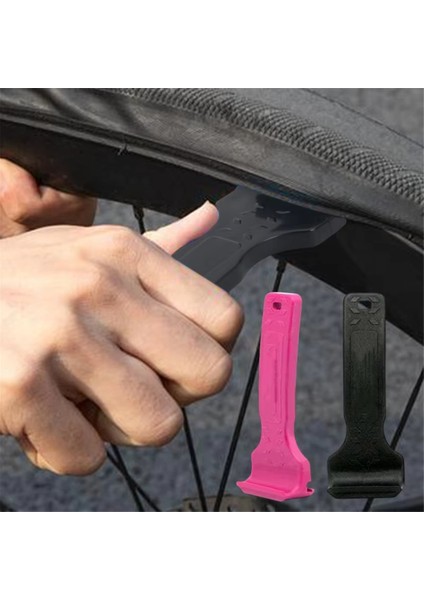 2'si 1 Arada Bisiklet Lastiği Kaldıracı Bisiklet Lastiği Lastik Değiştirme Aleti Bisiklet Kaldıracı Bakım Aleti Bisikletler Için Siyah (Yurt Dışından) fırsatları