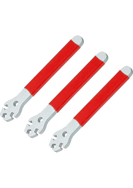 3 Adet Kırmızı Dağ Bisikleti Konuşma Anahtarı Ayar Düzeltme Çelik Konuşma Kapağı Aracının Takılması (Yurt Dışından)