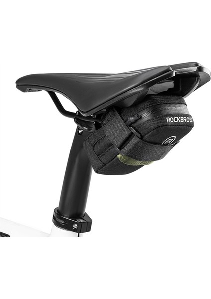 Rockbros Mini Bisiklet Sele Çantası Taşınabilir Mtb Yol Bisikleti Saklama Çantası Kuyruk Kompakt Evrensel Tüm Koltuk Bisikleti Siyah (Yurt Dışından) modelleri