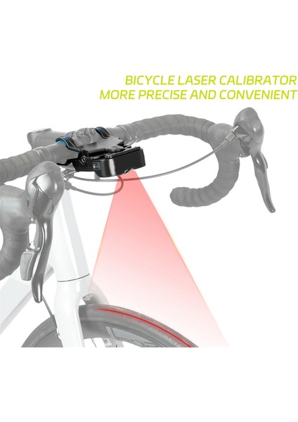 Bisiklet Gidonu Kalibratörü Bisiklet Aleti Koltuk Ortası Ayarlayıcı Ölçüm Aleti Hizalama Göstergesi (Yurt Dışından)