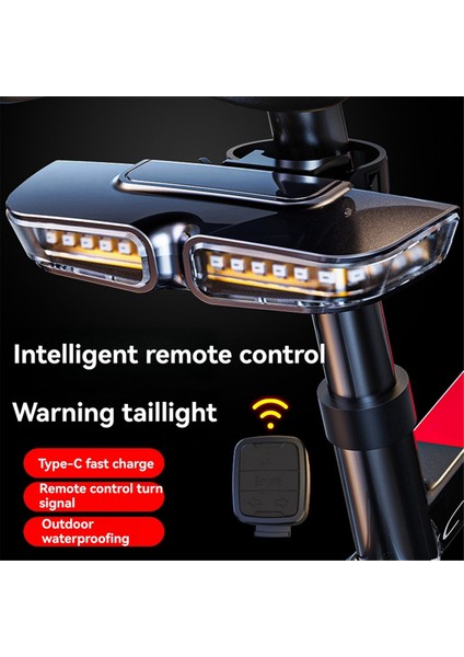 Akıllı Uzaktan Kumandalı Bisiklet Lambası Bisiklet Uyarı Arka Lambası Dağ Bisikleti Akıllı Uzaktan Kumandalı Dönüş Sinyali (Yurt Dışından) fırsatları