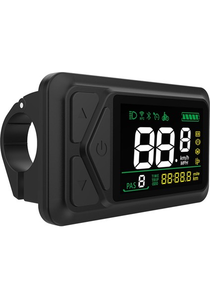 E-Bisiklet Ekranı 36V 48V 60V E-03N LCD Ekran 5 Pin Elektrikli Scooter Akıllı LCD Renkli Ekran Metre Sm Fişli (Yurt Dışından) modelleri