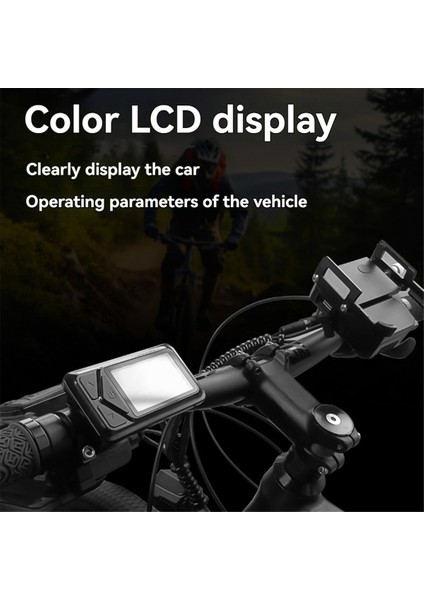 E-Bisiklet Ekranı 36V 48V 60V E-03N LCD Ekran 5 Pin Elektrikli Scooter Akıllı LCD Renkli Ekran Metre Sm Fişli (Yurt Dışından) fırsatları