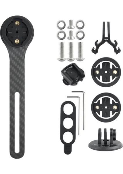 Karbon Fiber Bisiklet Bisiklet Bilgisayar Destek Tutucu Bisiklet Bilgisayar Metre Montaj Tutucu Garmin Bryton Giant Için (Yurt Dışından)