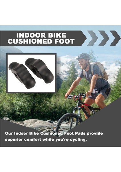 Kapalı Bisiklet Yastıklı Ayak Pedi Gürültü Azaltma ve Sürtünme Önleyici Zemin Tenis Ayak Pedleri Wahoo 2 Adet (Topsuz) (Yurt Dışından) fırsatları