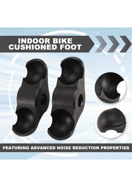 Kapalı Bisiklet Yastıklı Ayak Pedi Gürültü Azaltma ve Sürtünme Önleyici Zemin Tenis Ayak Pedleri Wahoo 2 Adet (Topsuz) (Yurt Dışından) indirimleri