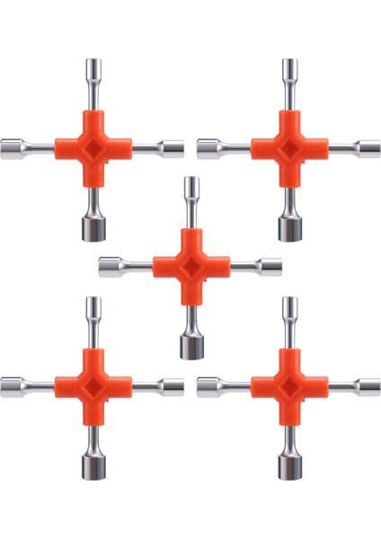 Çok Fonksiyonlu Anahtar Çok Başlıklı Dış Altıgen Alet Bisiklet Tamir Aletleri Taşınabilir Üç Altıgen Iç Anahtar (Yurt Dışından)