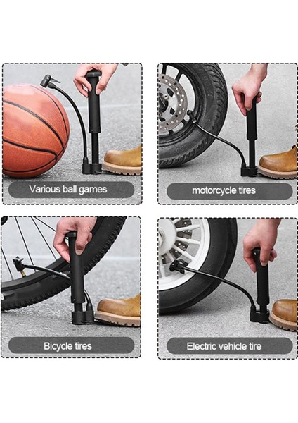 West Bıkıng Bisiklet Hava Pompası Taşınabilir Bisiklet Pompası Schrader Valfli El Hava Pompaları Bisiklet Lastikleri Toplar Balonlar Siyah (Yurt Dışından) indirimleri