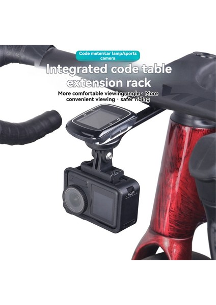 Bisiklet Bilgisayar Kamera Tutucu Bisiklet Gidonu Montaj Ekipmanı Dağ Yolu Bisiklet Braketi Garmin Bryton Için (Yurt Dışından)