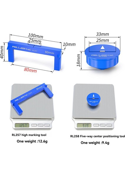 Rısk Yol Bisikleti Sele Ölçüm Aleti Bisiklet Sele Yüksekliği Mesafe Ölçüm Aleti Ön Minder Uyum Ayarlama Aleti RL257 (Yurt Dışından) fırsatları